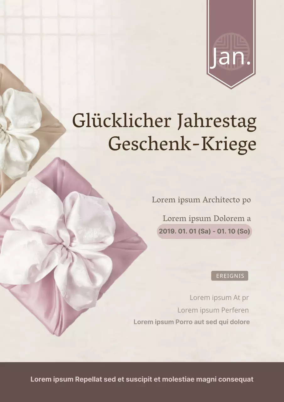 Wettbewerb für Neujahrsgeschenke