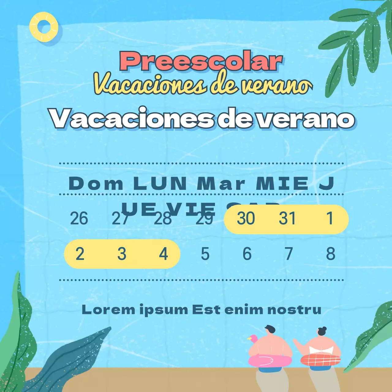 Vacaciones de verano