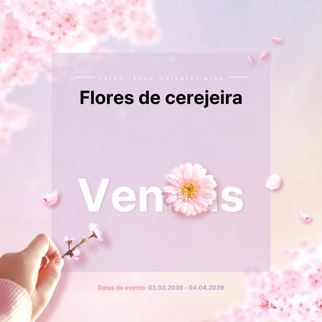 Venda de cerejeiras em flor