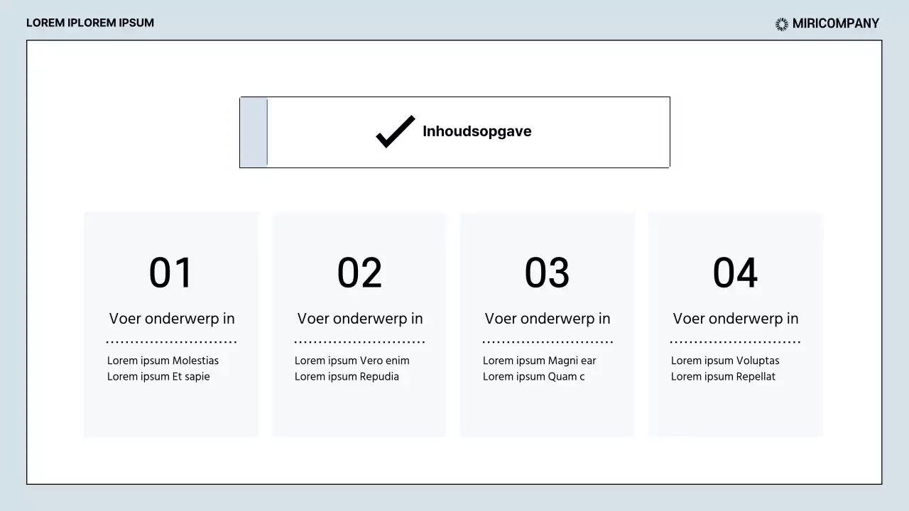 Strakke zakelijke rapporten in lichtblauw en zwart