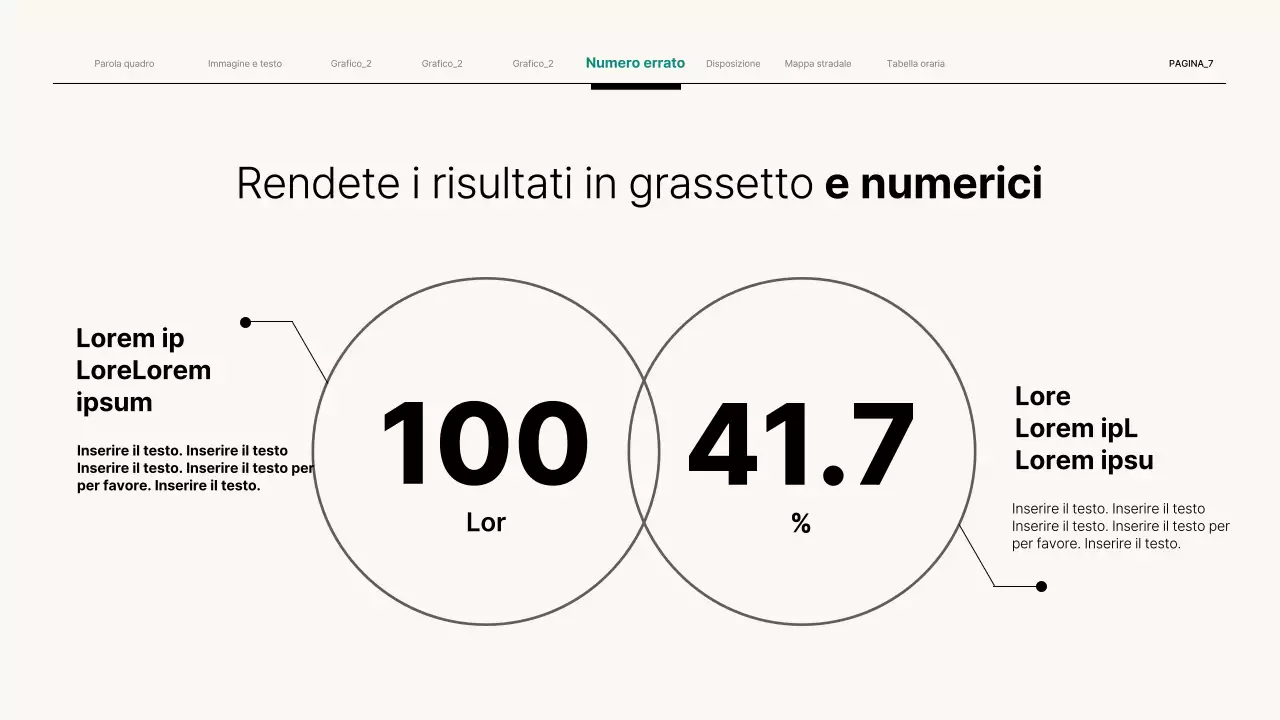 Semplice presentazione aziendale in beige