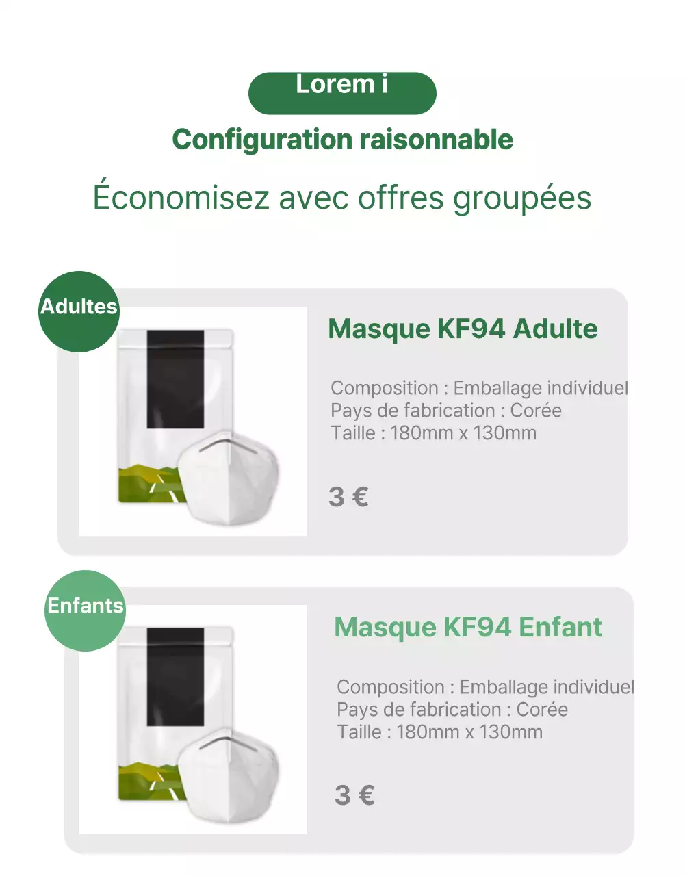 Masques contre les particules