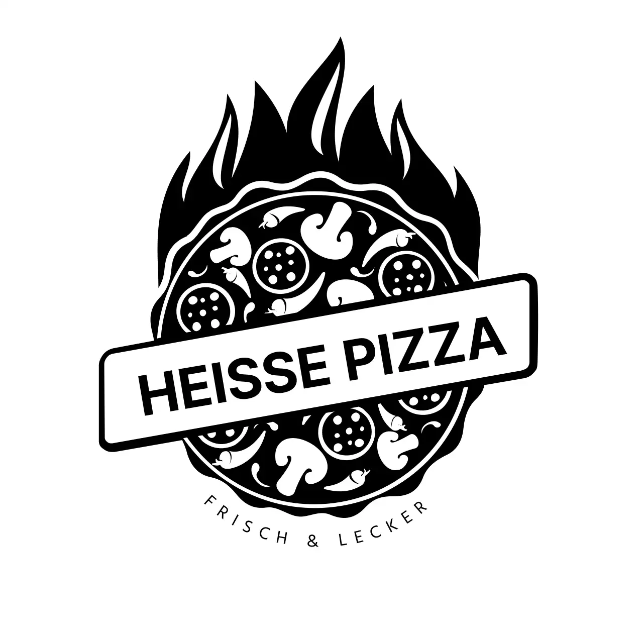 Pizza-Plastiktüten