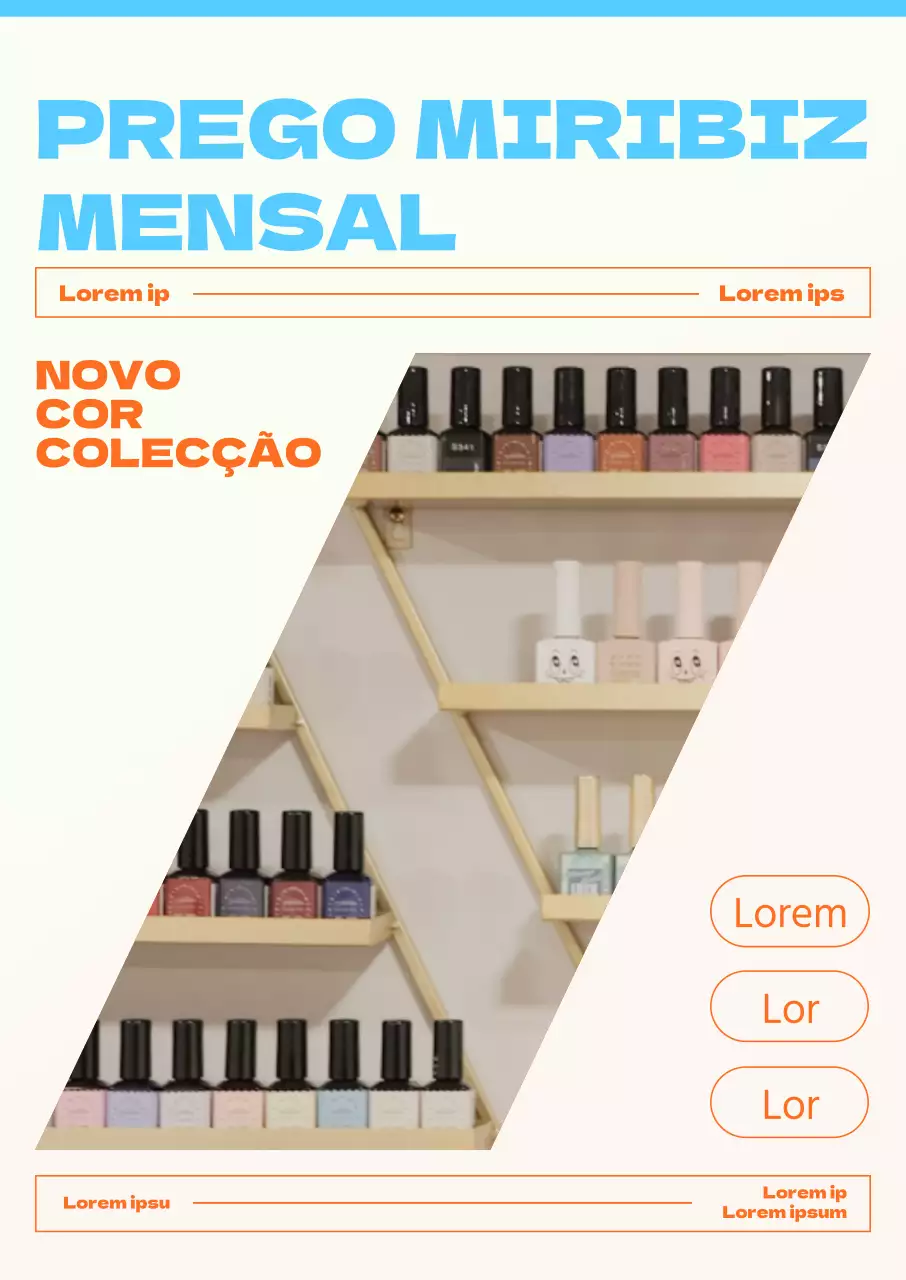 Promover uma unha do mês brilhante e luxuosa