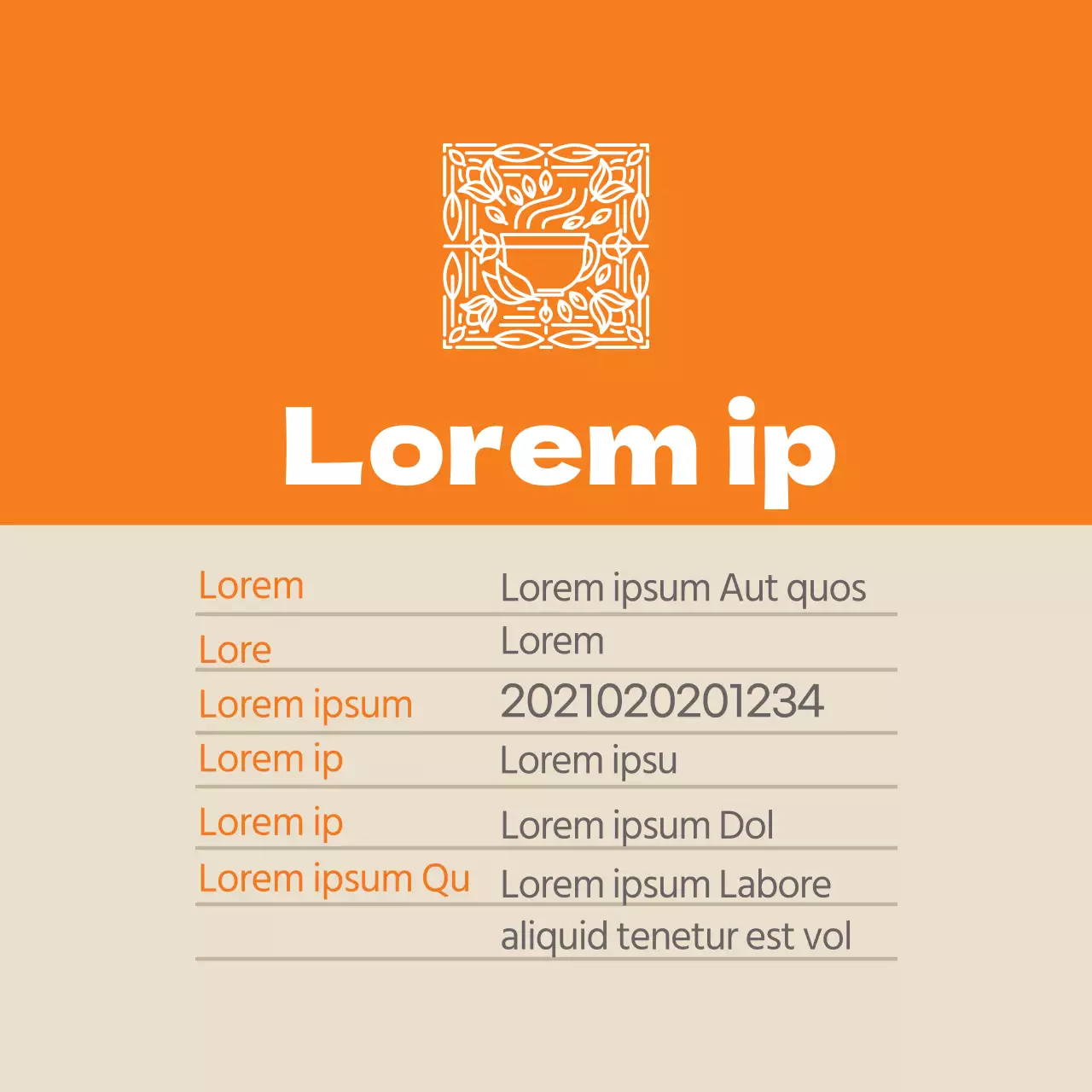 Orange Logo ordentlich Lebensmittel Tee Yuzu Pulver Detail Etikett