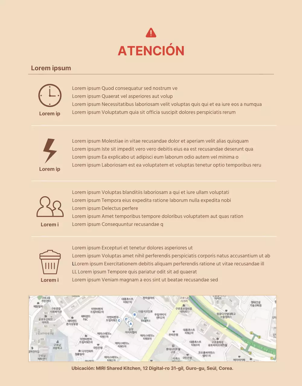 Dos estilos en suaves tonos beige Guía para reservar el alquiler de una cocina compartida y una sala de fiestas