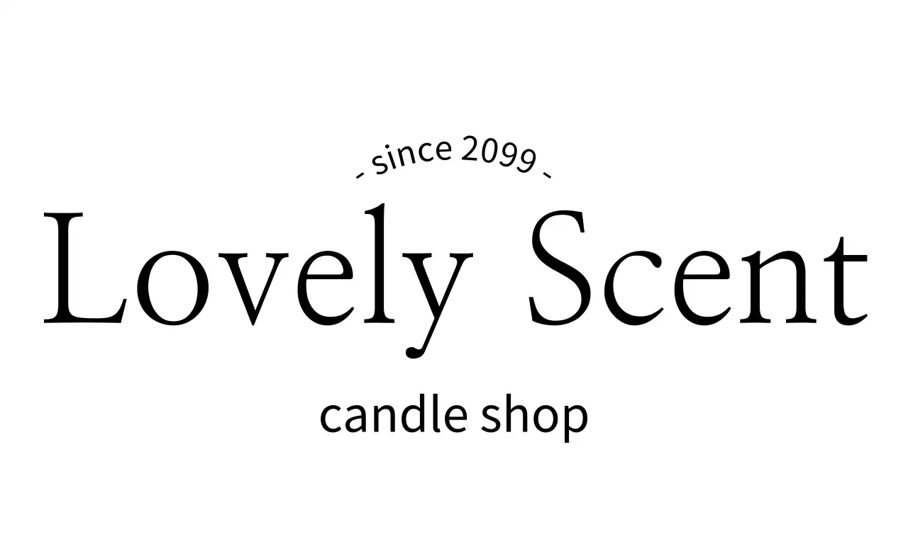 白 シンプル キャンドル ロゴ ファンシーバナー