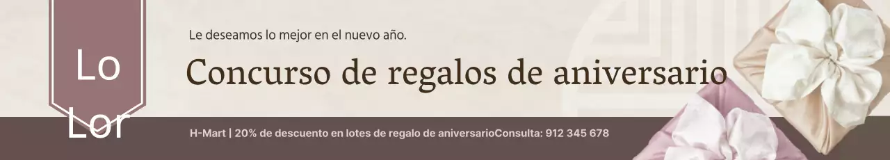 Concurso de regalos del Año Nuevo Lunar