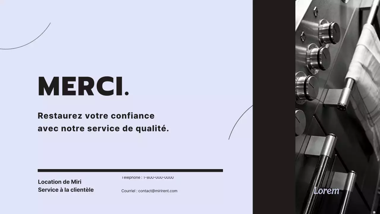 Proposition de service de location d'appareils électroménagers propre et moderne sur fond mauve