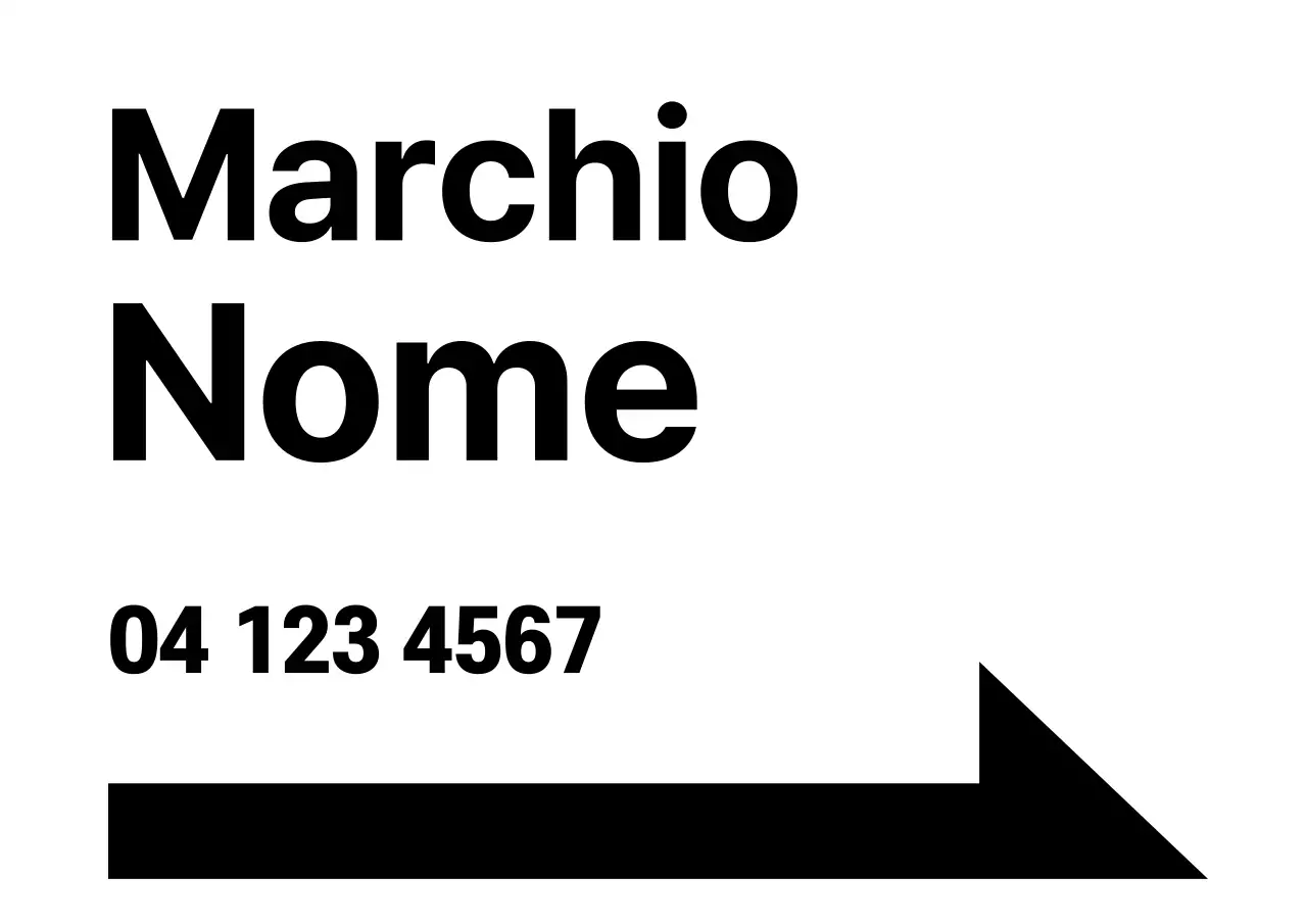 Guida alla direzione delle frecce nello stile predefinito