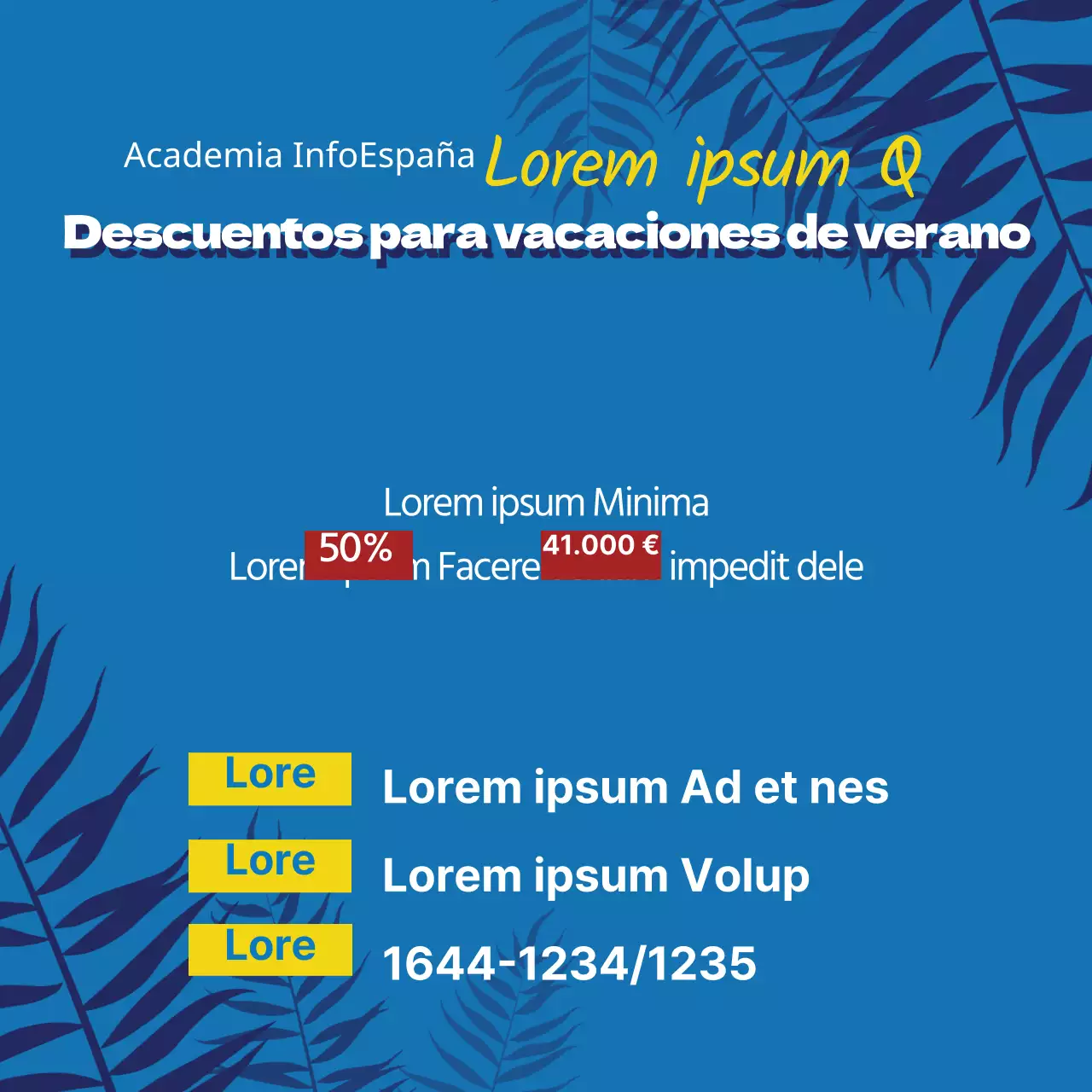 Especial vacaciones escolares