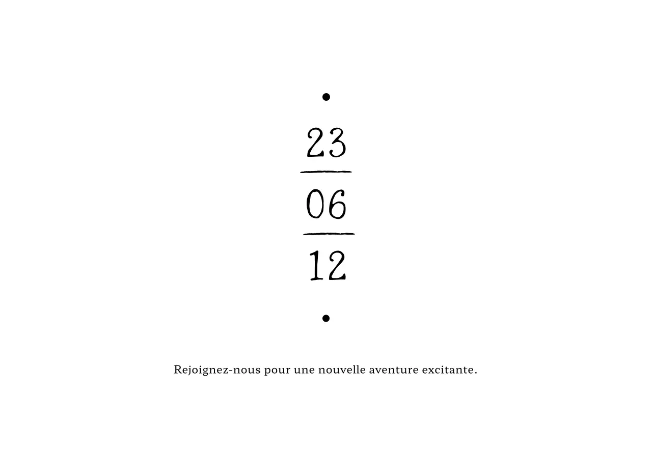 Enveloppe d'invitation de mariage datée avec texte vintage