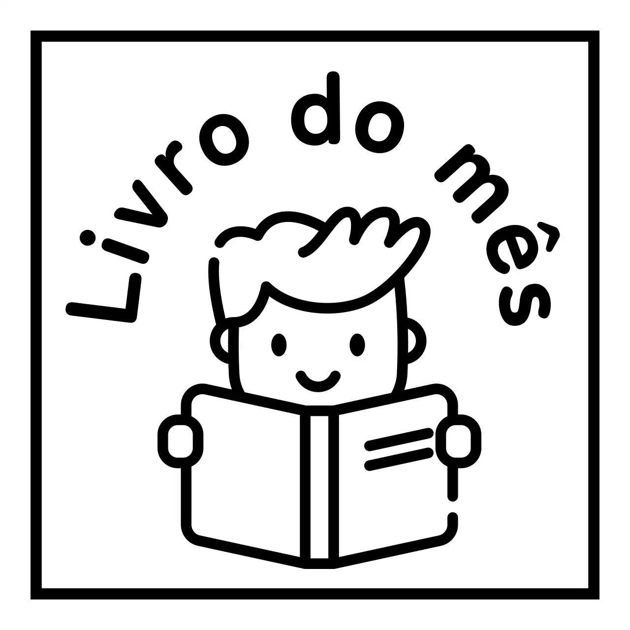 Rei da leitura simples com ilustração de um homem negro a ler