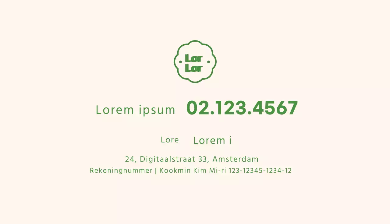 Groene illustratie schattig fruit groenteboer