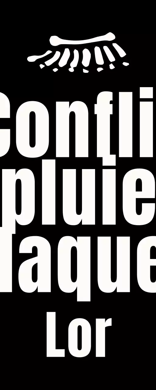 Enseigne de magasin à l'ancienne avec le texte du restaurant Miribonga en noir, blanc et rouge et des illustrations de toits hanok et de formes de timbres.