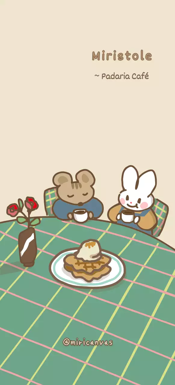 Estilo de ilustração bonito em bege e castanho para objectos pessoais
