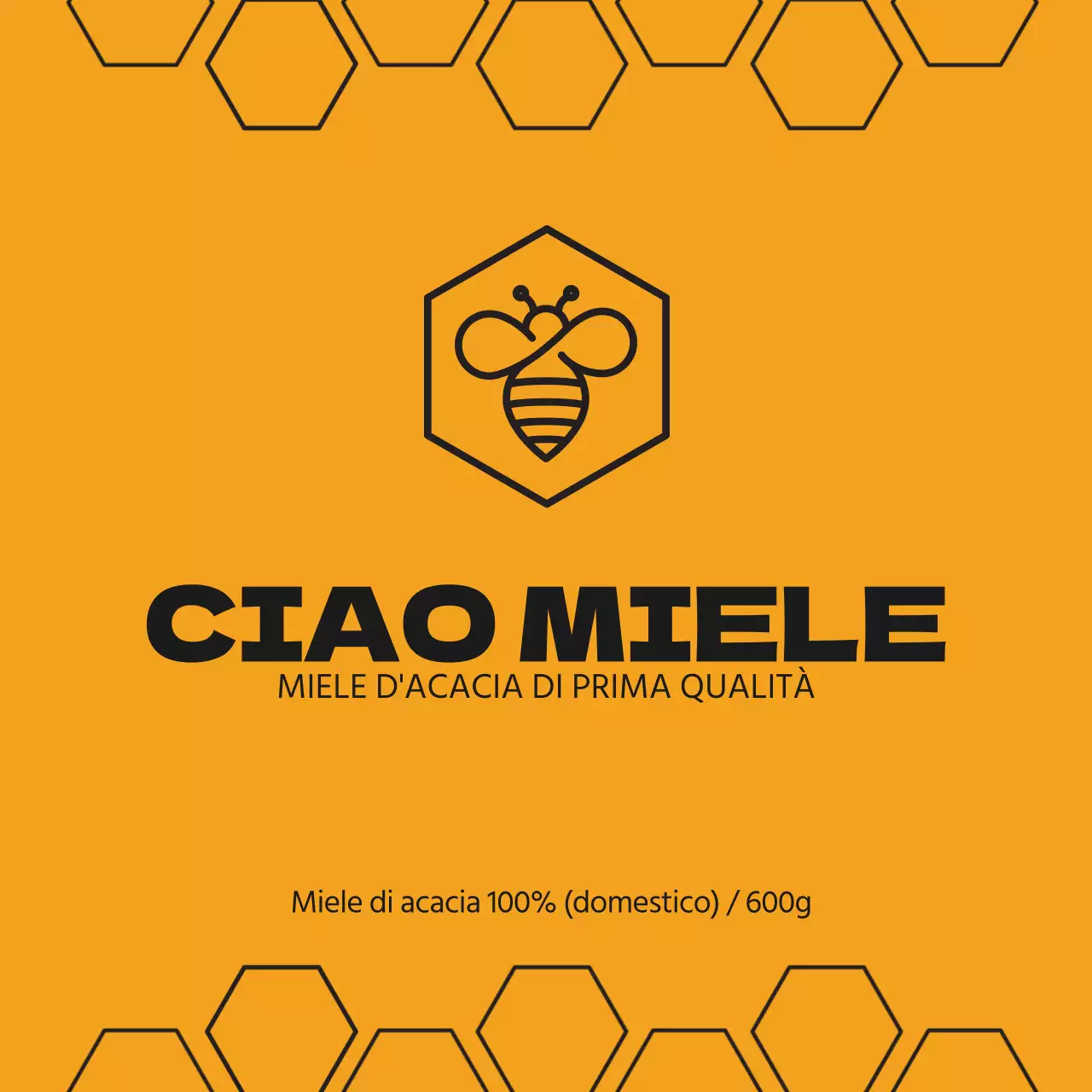 Etichetta adesiva per il miele