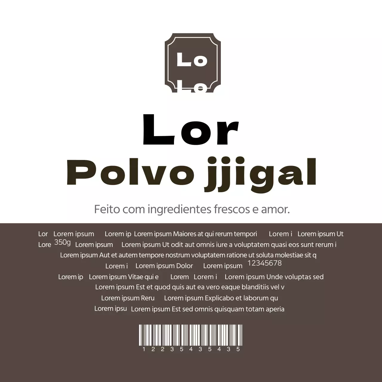 Rótulos de polvos domésticos