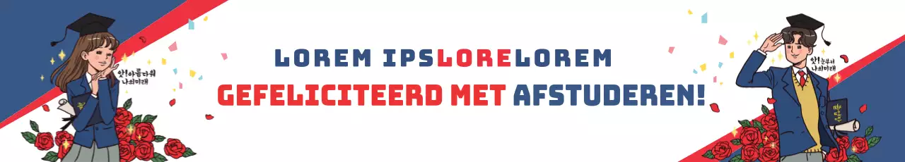 Gefeliciteerd met je afstuderen