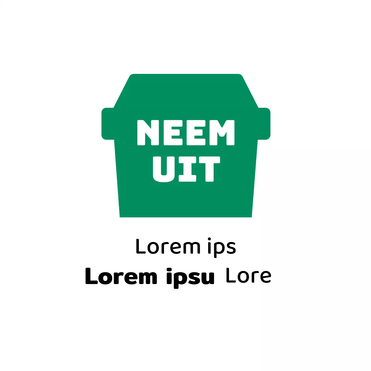 Abstracte illustratie winkelverpakkingsetiket