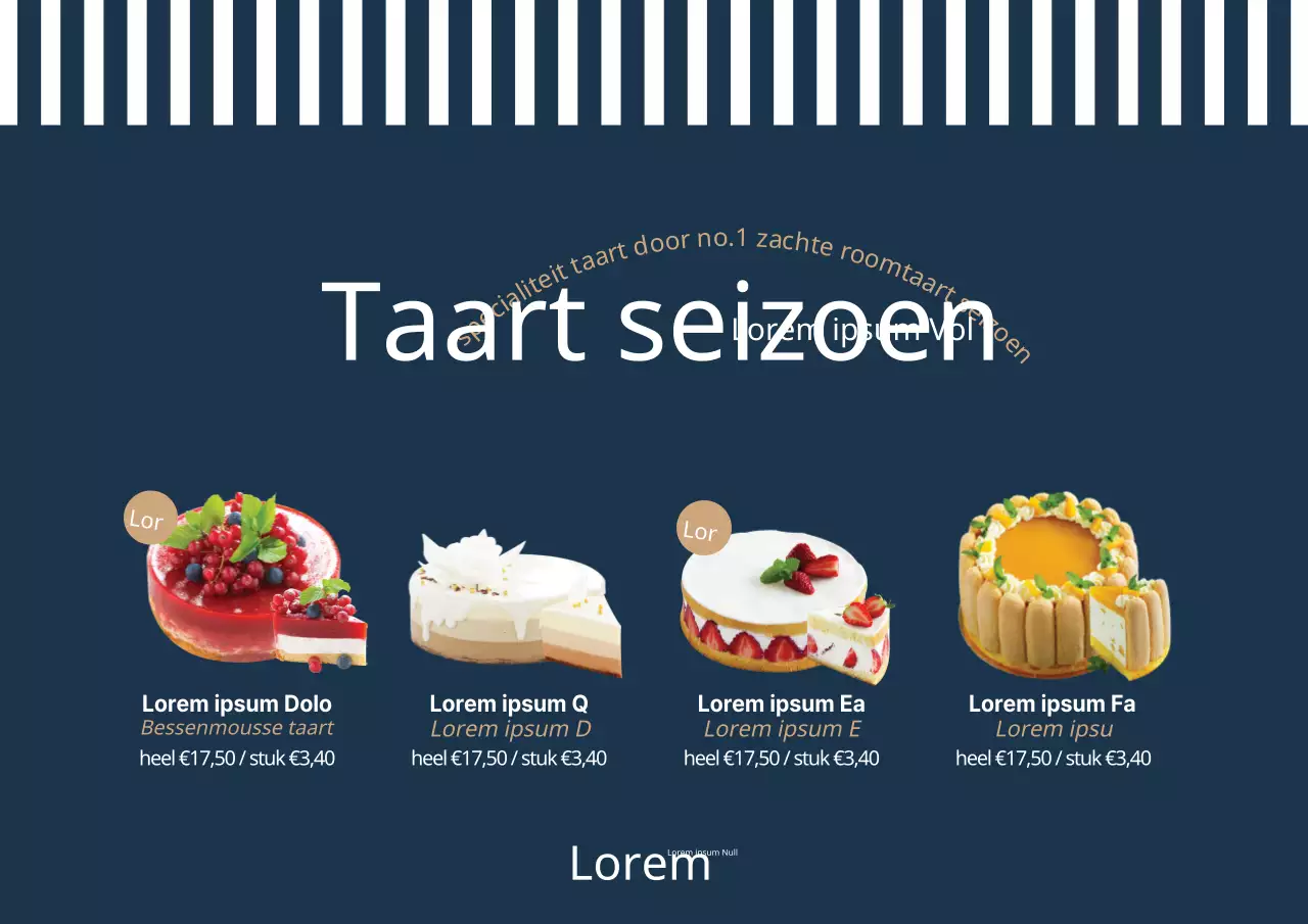 Speciale taarten