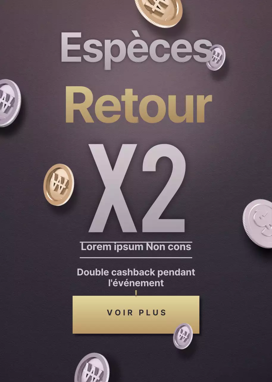 Événement Cashback