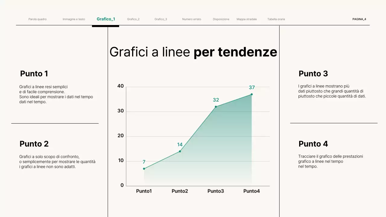 Semplice presentazione aziendale in beige