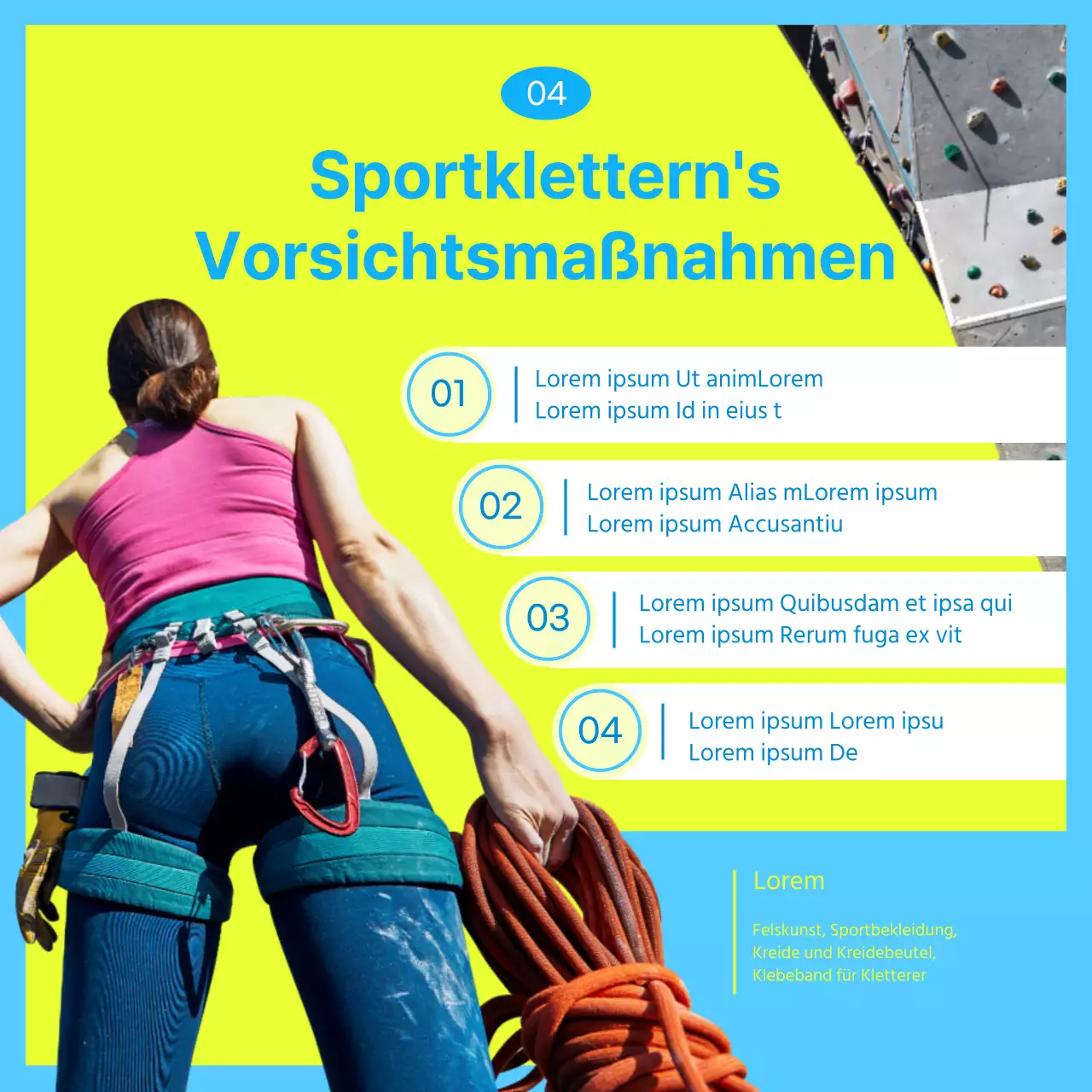 Ein Hauch von Kalk im Blau - Climbing CardNews