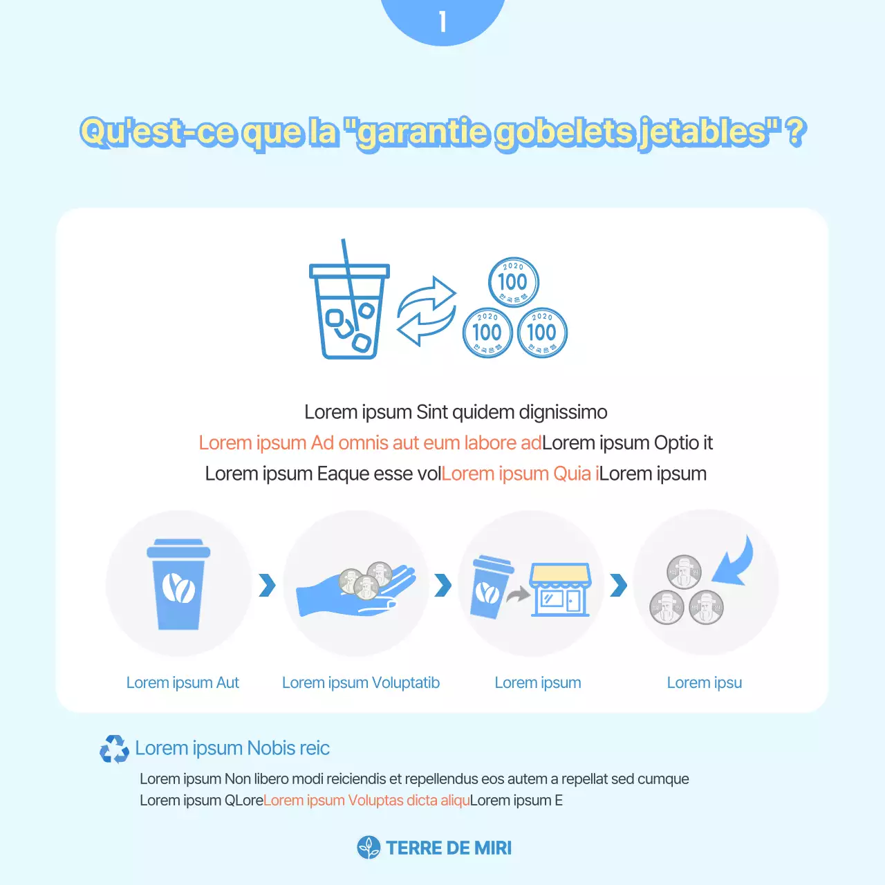 Gobelets jetables simples en bleu clair et jaune vifFourni par CardNews