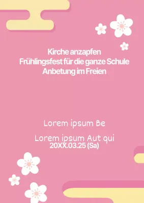 Frühlingsanbetung im Freien