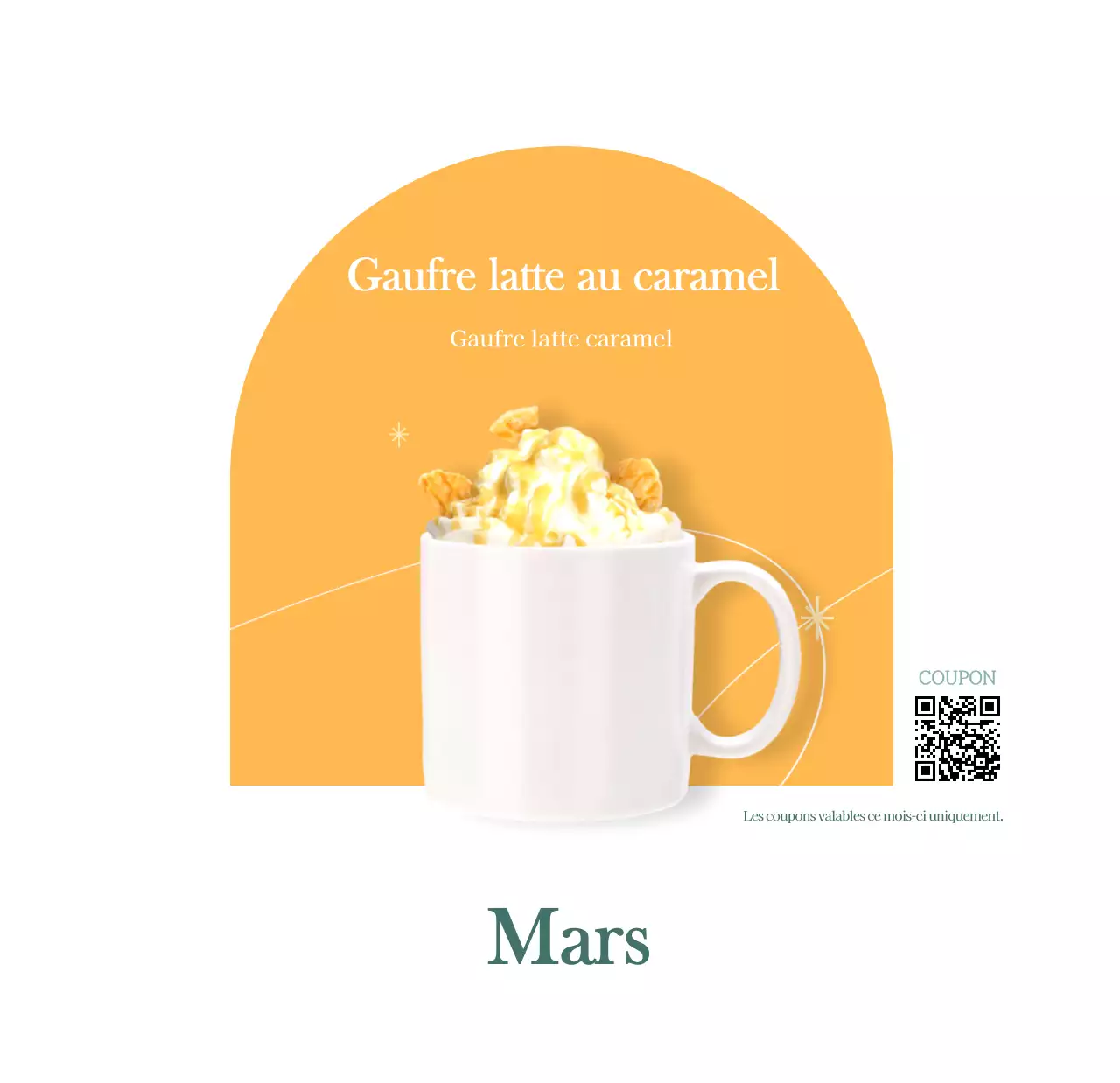 Calendrier des cafés avec recommandation de la boisson du mois