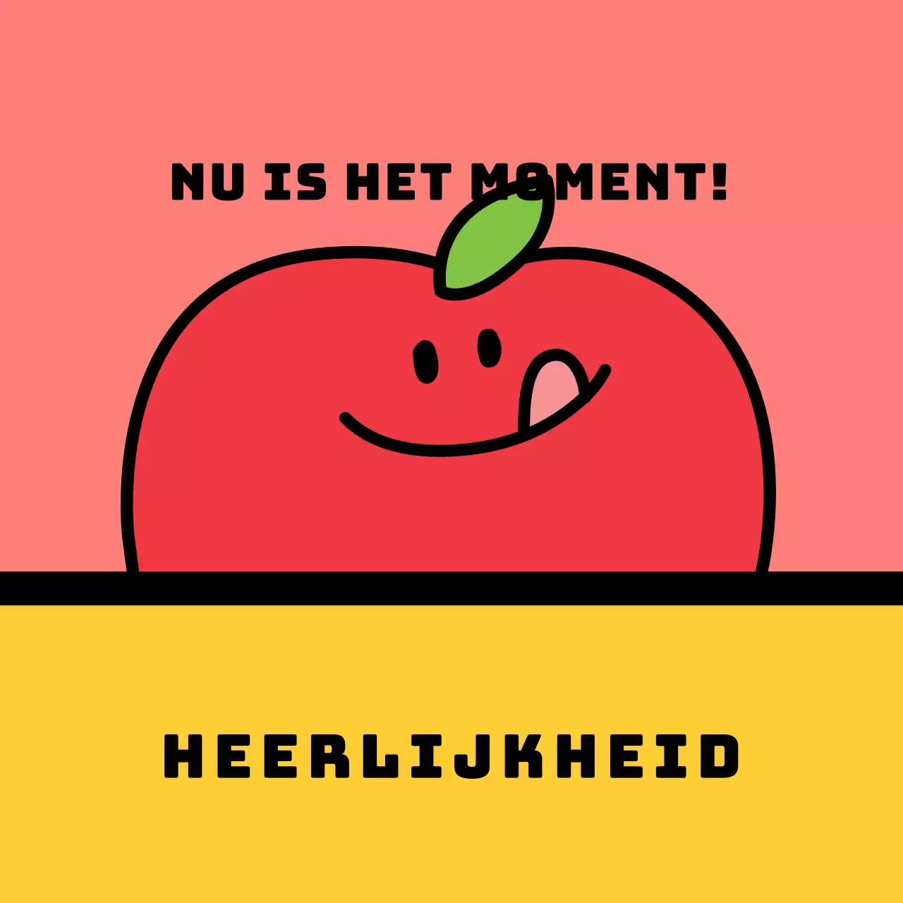 Vierkante verzendsticker