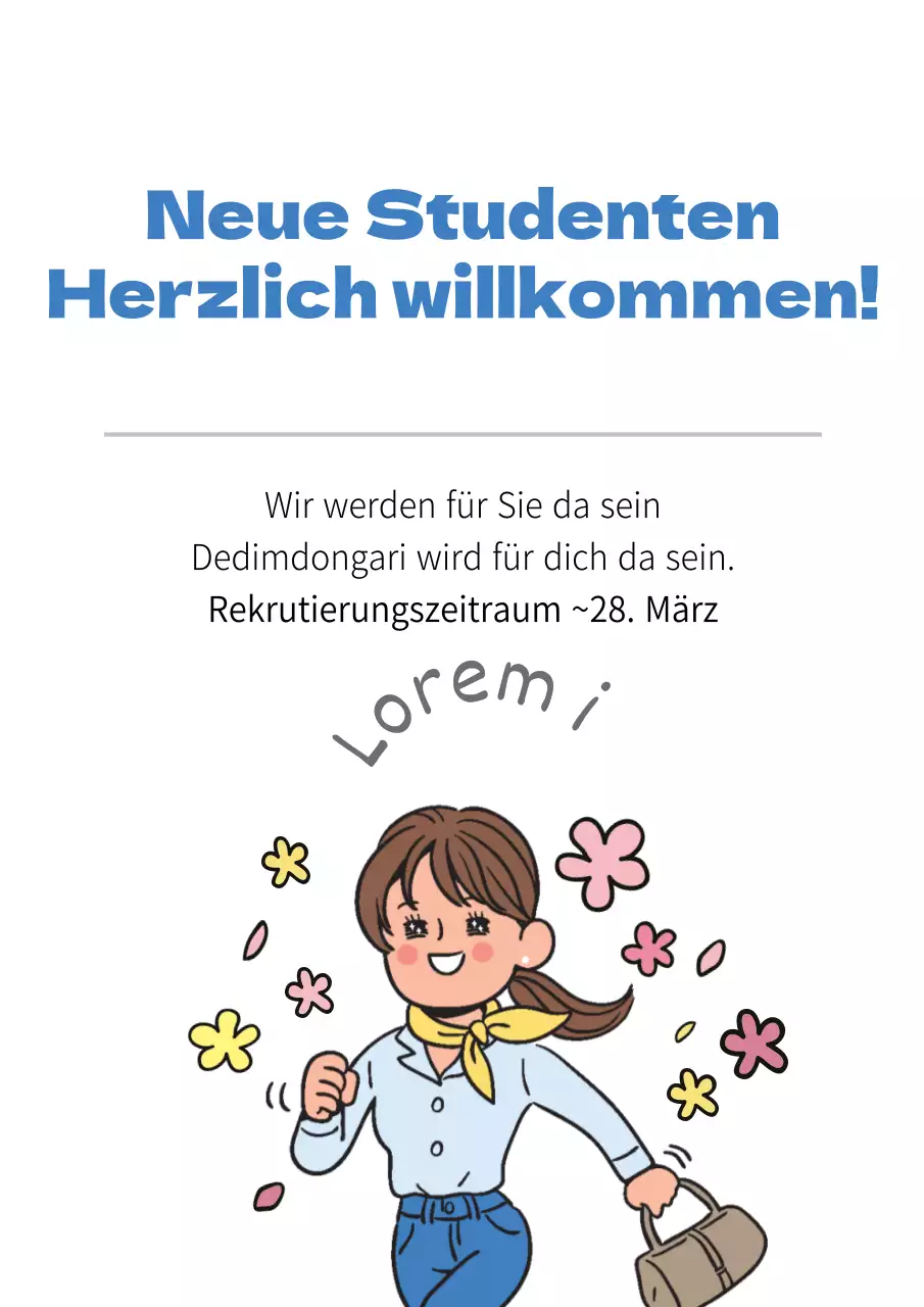 Anwerbung neuer Studenten
