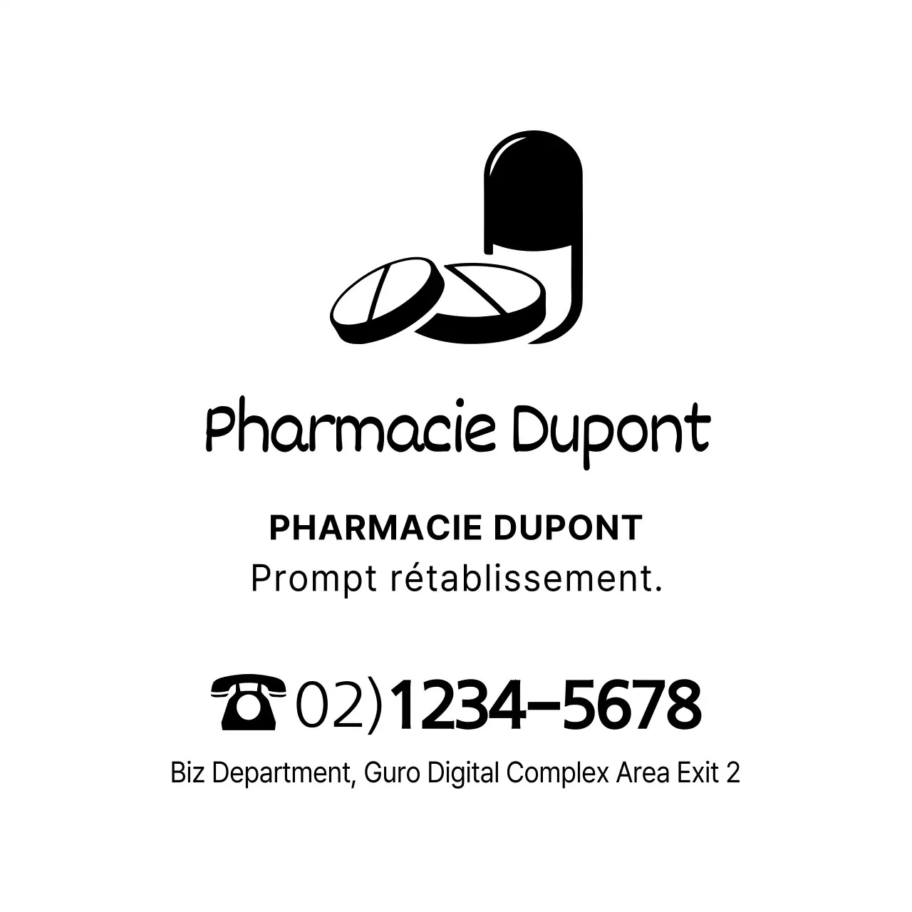 Sacs en plastique pour pharmacies