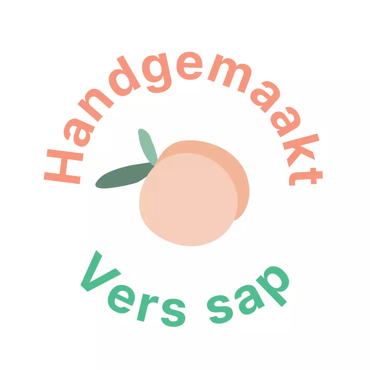 Witte achtergrond eenvoudige illustratie sap label