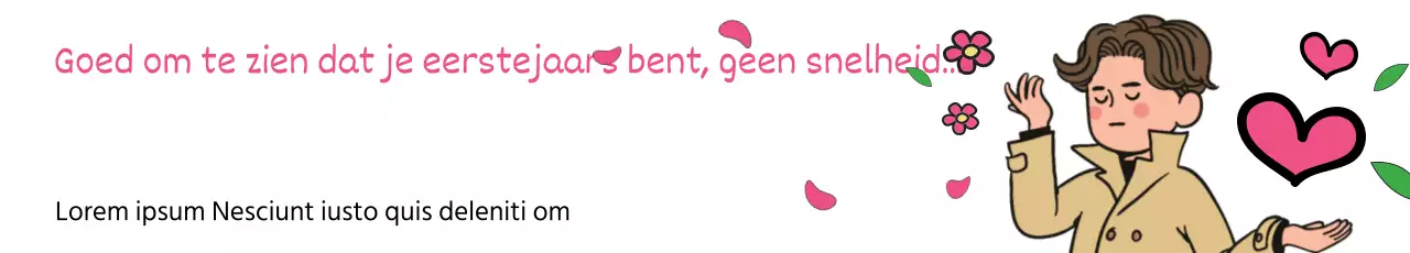 Welkom voor nieuwe studenten