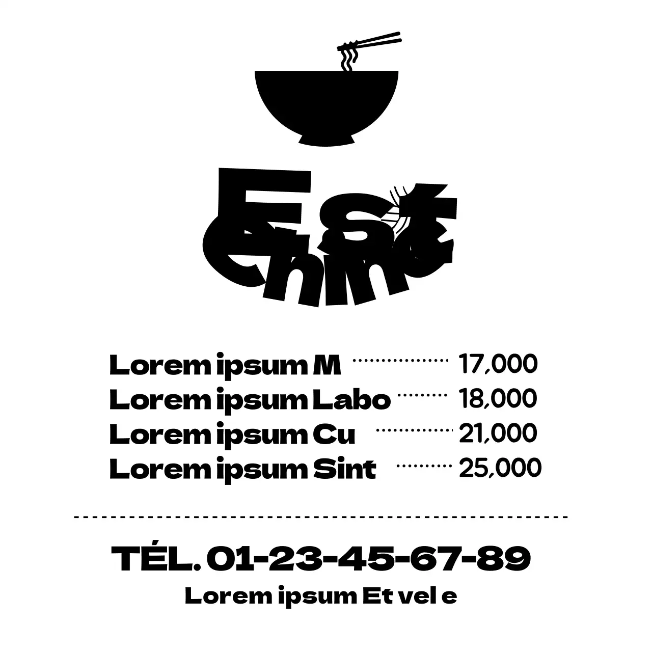 Sacs en plastique pour restaurants chinois