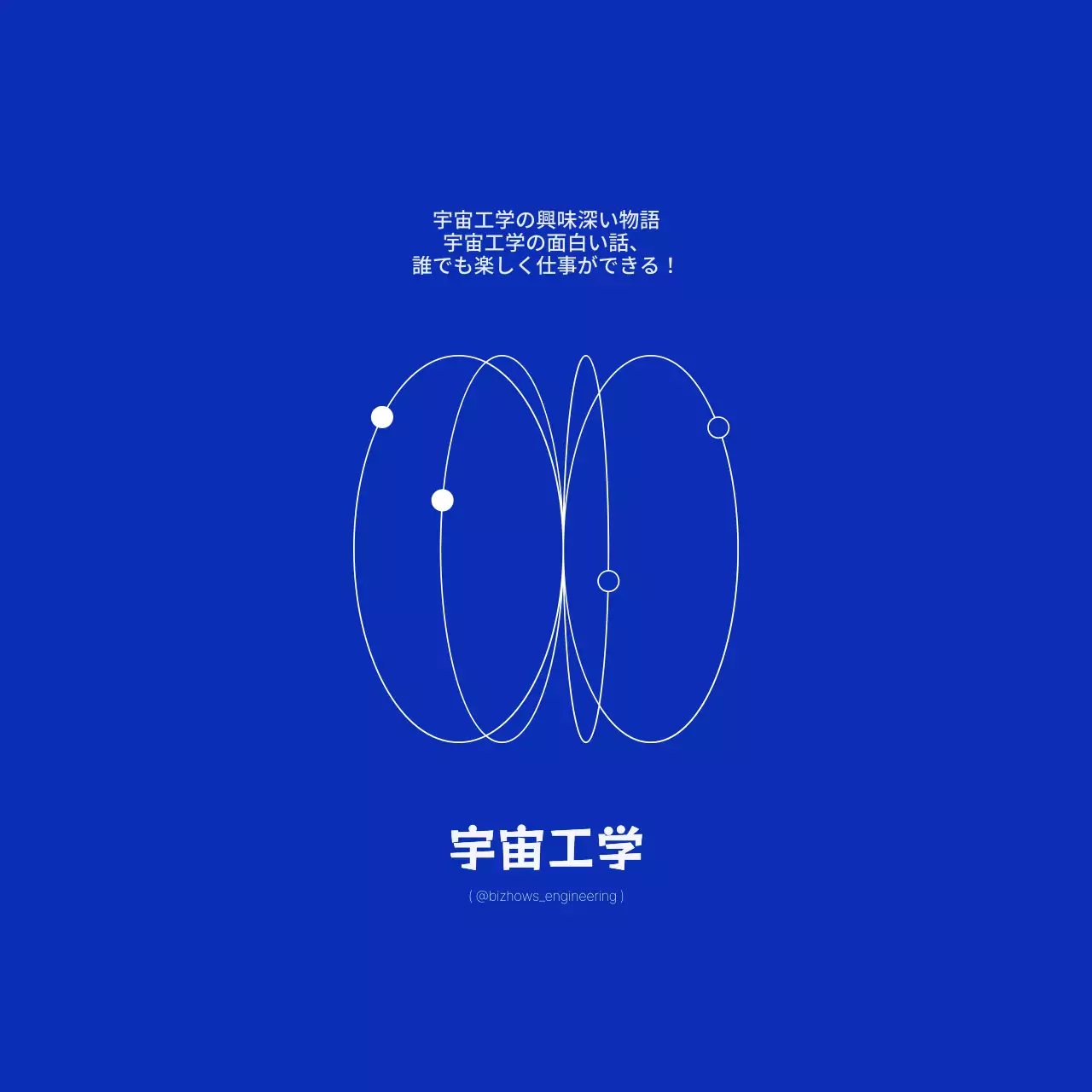 鮮やかな藍色と白のシンプルですっきりした工学的なコンセプト。