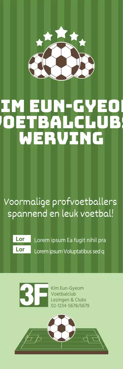 Leden werven voor een voetbalclub