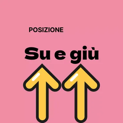 Adesivi di attenzione in alto e in basso