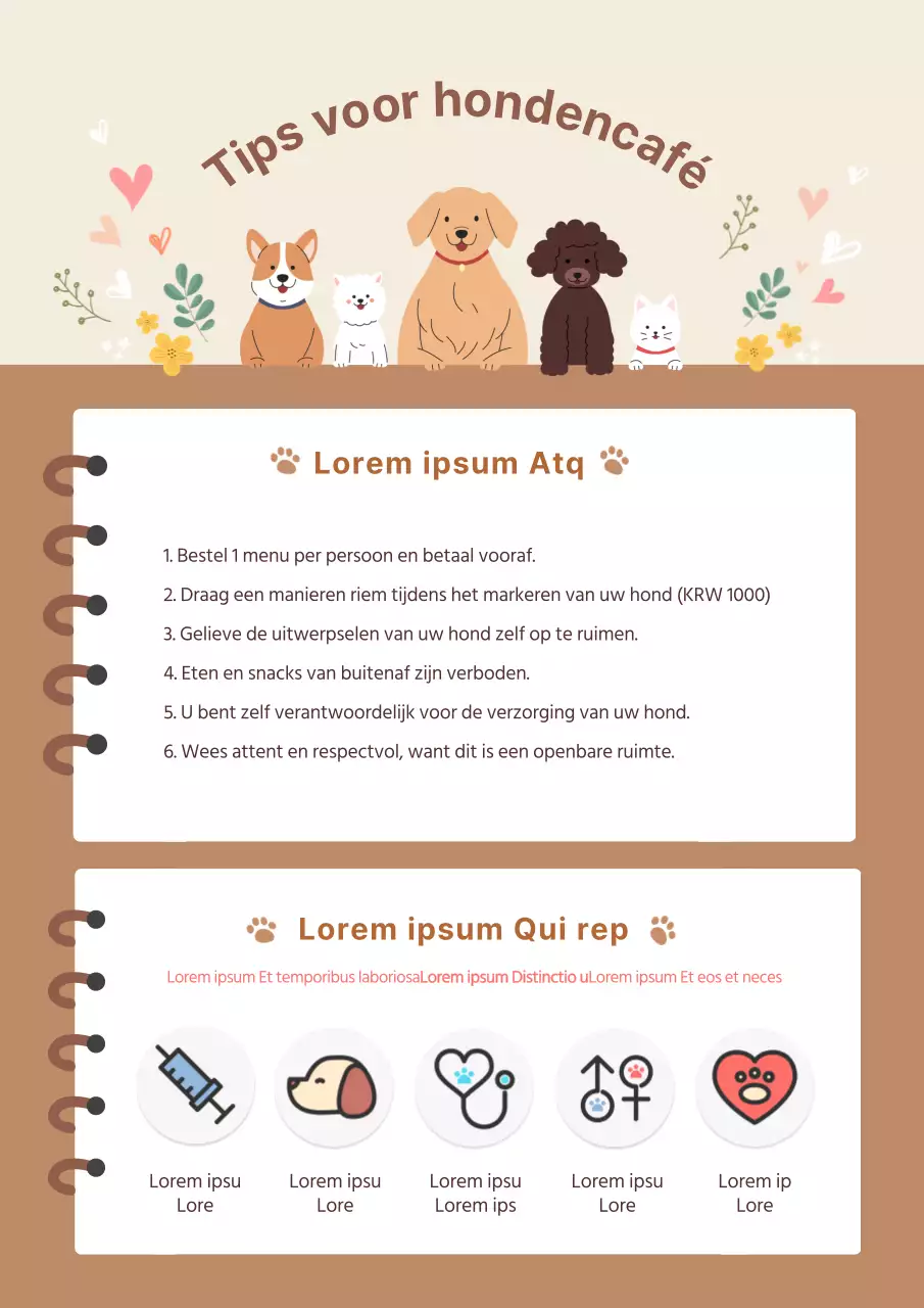 Bruine Hondencafés Hoe ze te gebruiken Gebruikershandleiding