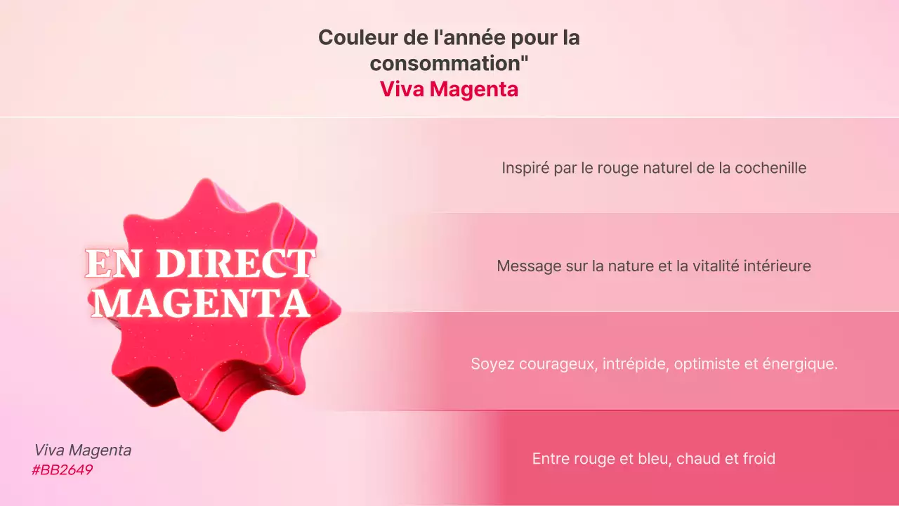 Une palette de couleurs géométriques pour la tendance rose de cette année