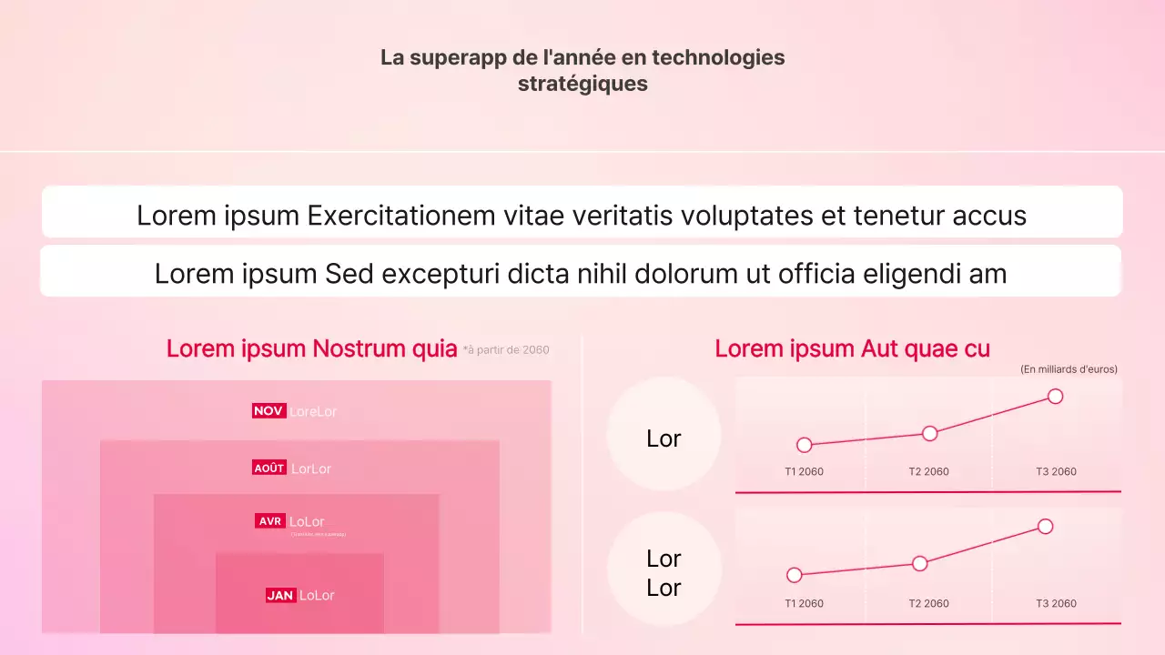 Une palette de couleurs géométriques pour la tendance rose de cette année