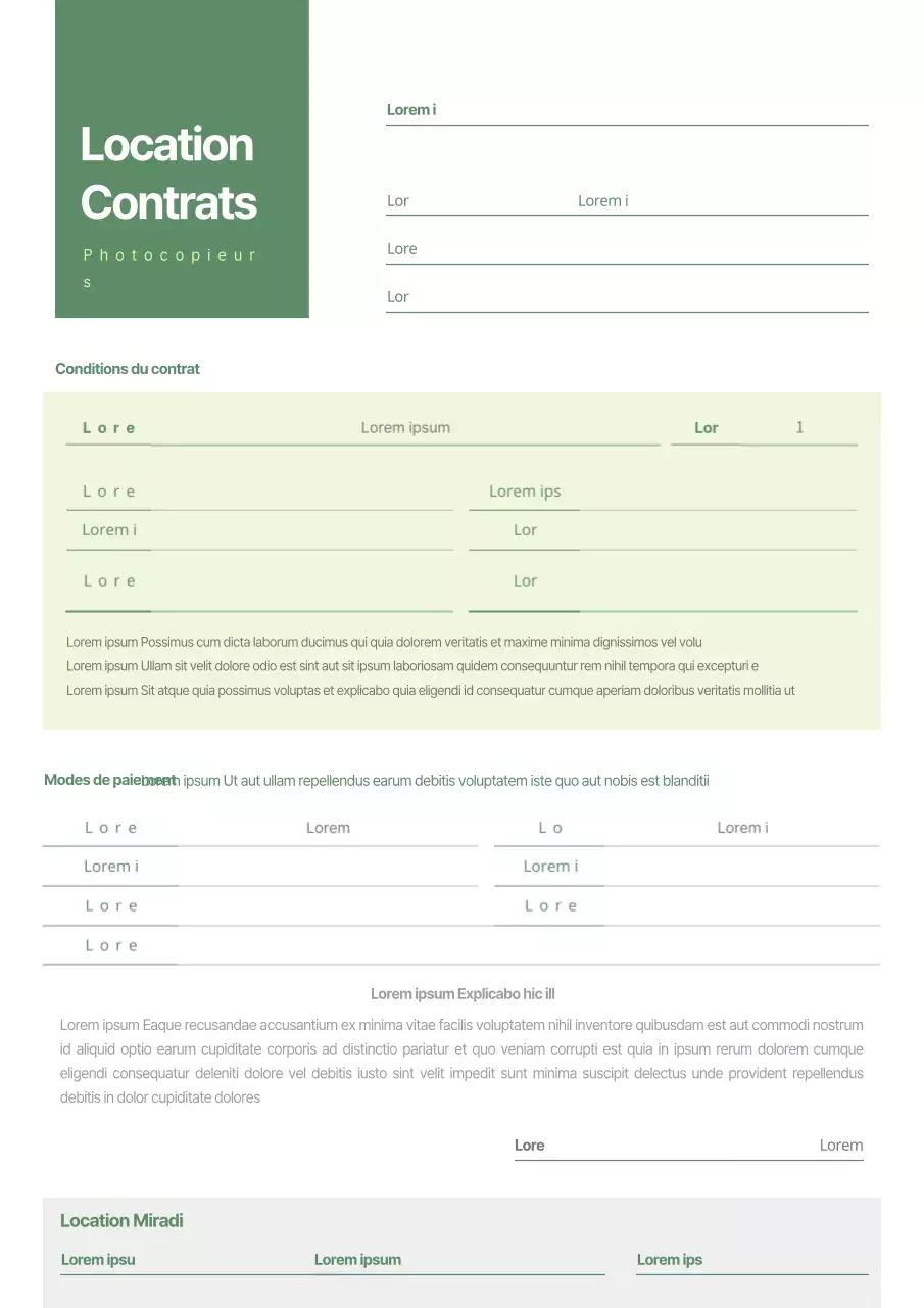 Un contrat de location de photocopieurs propre et écologique
