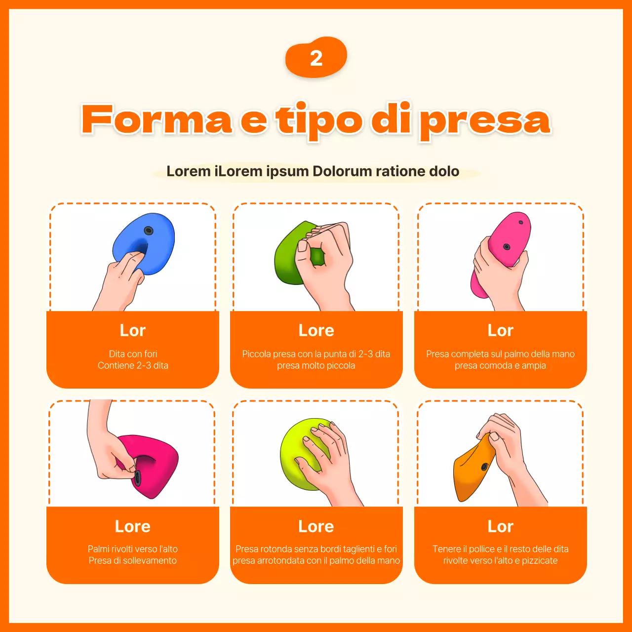 Orange Illustrated Concept Sport Climbing Informazioni e reclutamento