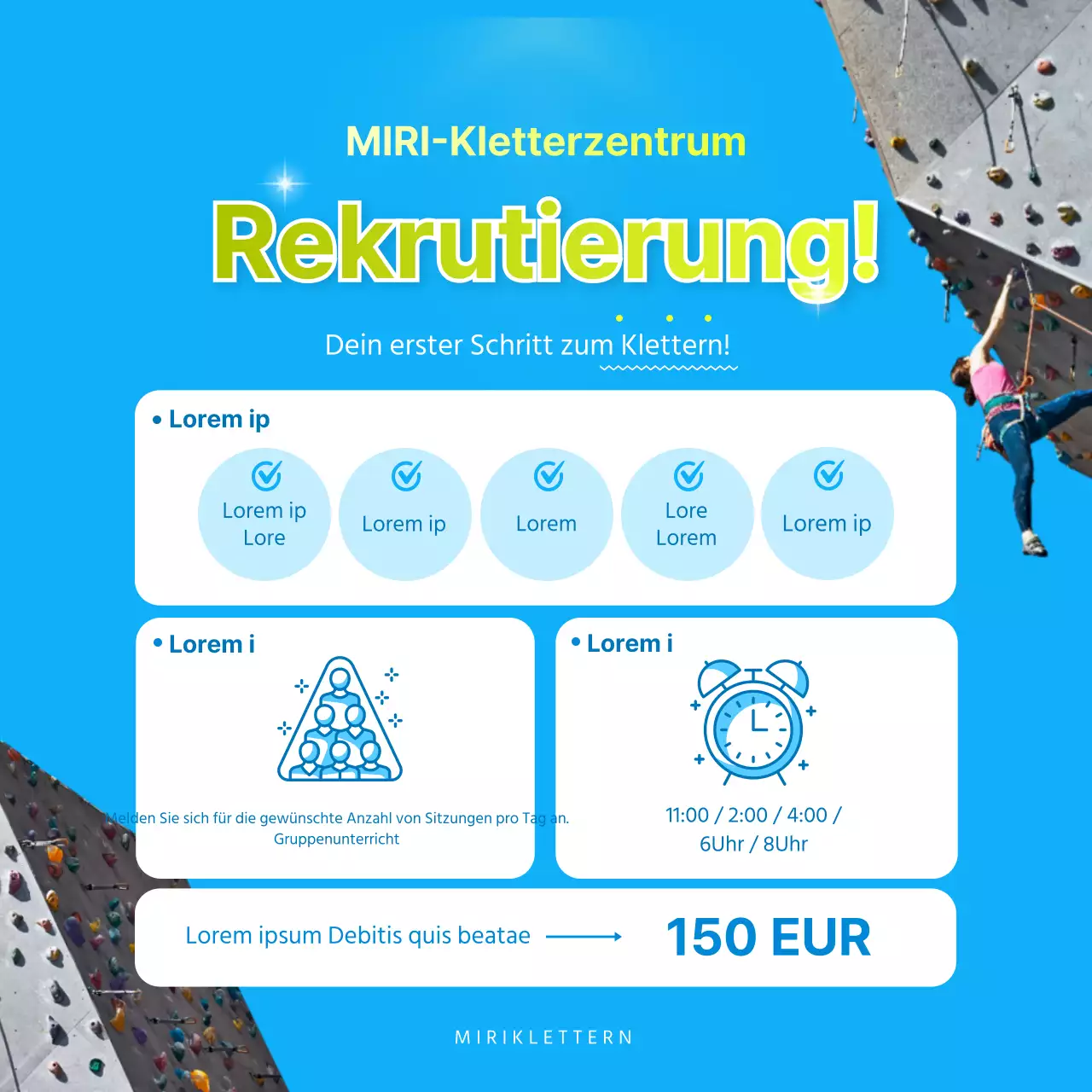 Ein Hauch von Kalk im Blau - Climbing CardNews