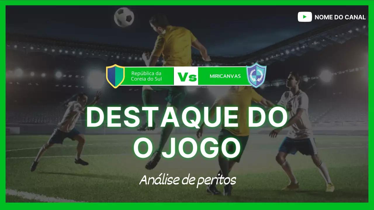 Miniatura do YouTube do Green Simple Matchlight
