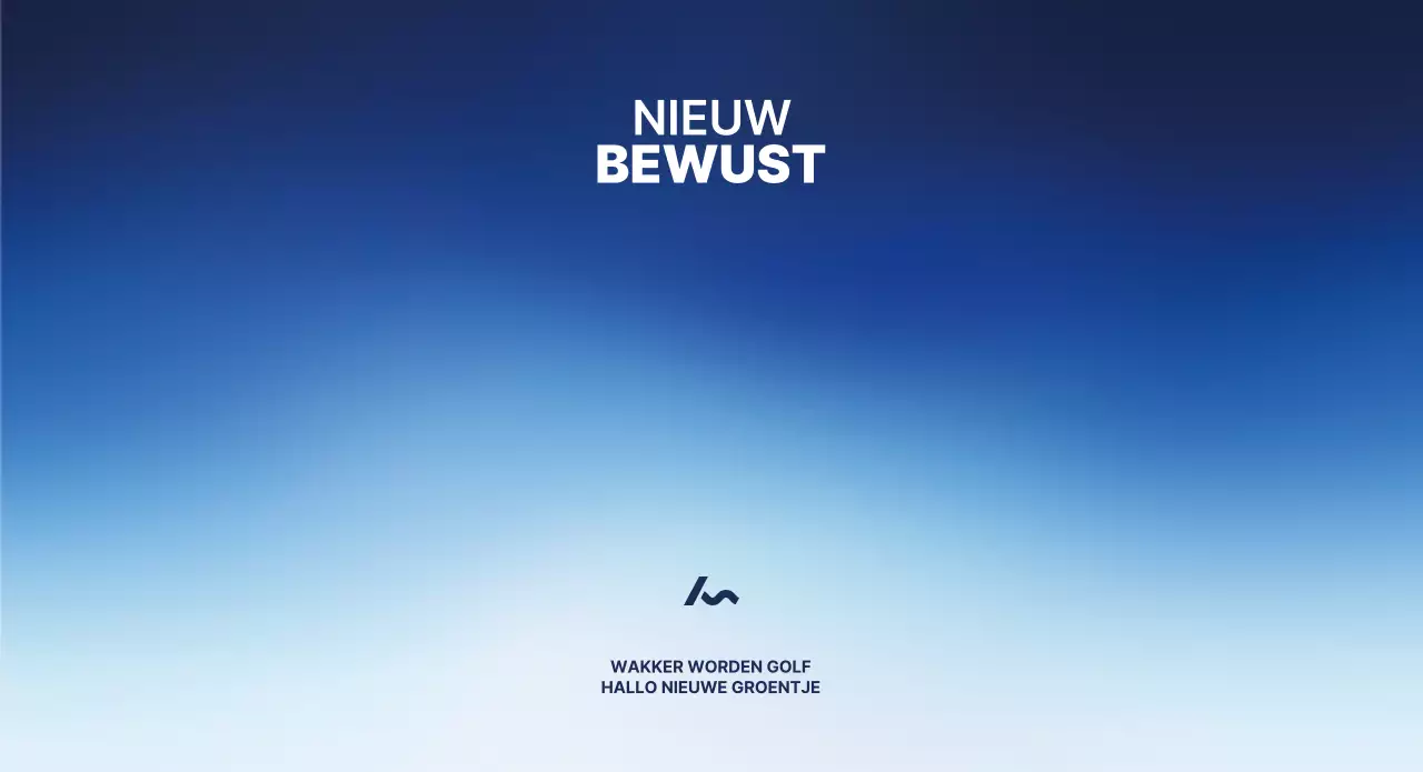 Promoot een bedrijfsseminar met een donkerblauw kleurverloop