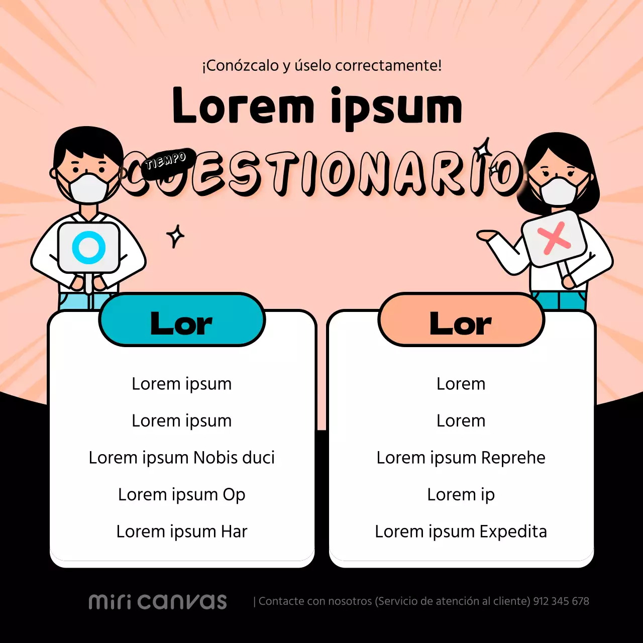 Naranja quizzo contraste diseño corona