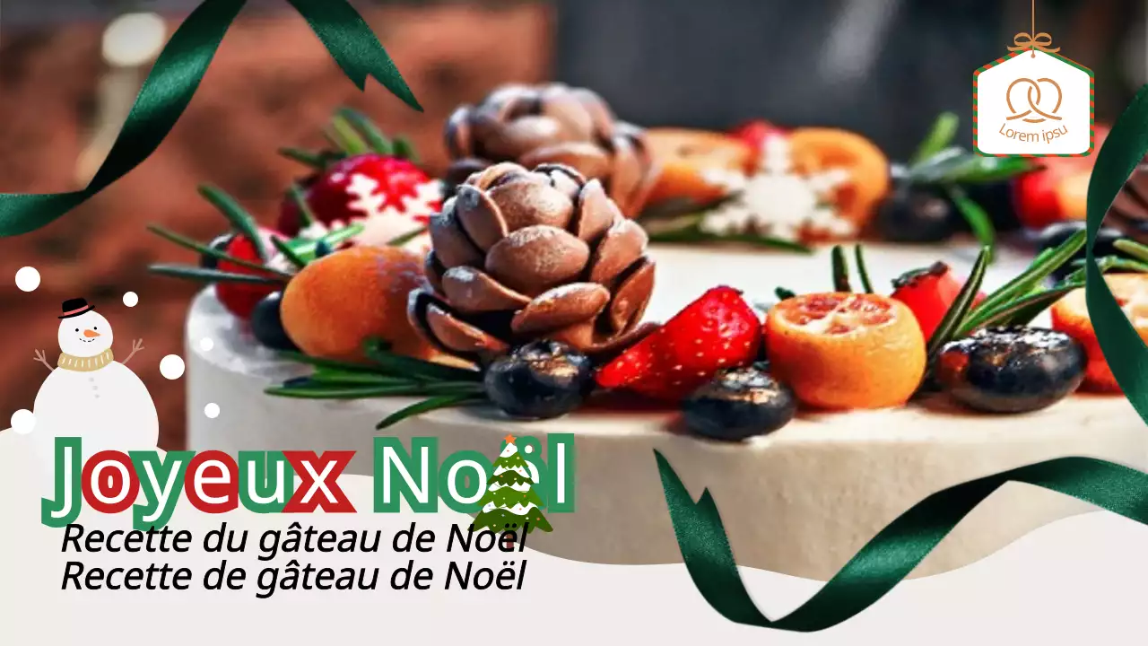 Vignettes émotionnelles de Noël avec une palette de couleurs vertes et rouges